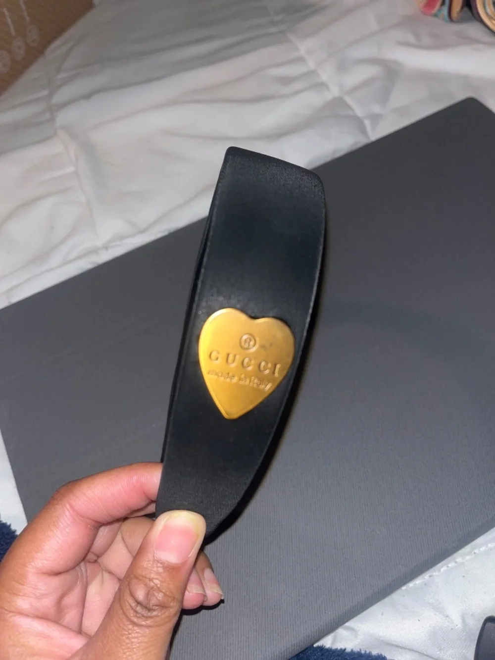 Black Heart Headband New